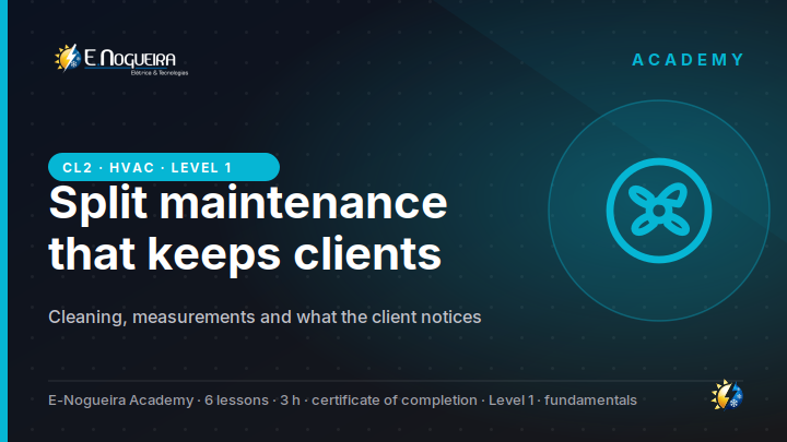 Preventive maintenance of split units: cleaning, measurements and what builds loyalty