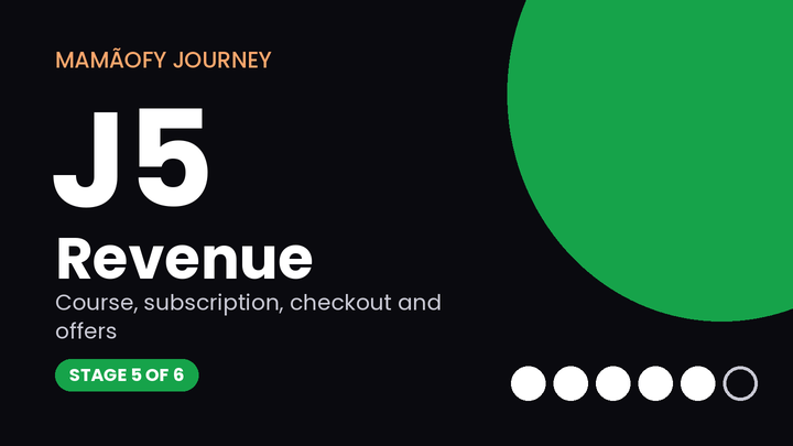 J5 · Revenue — MamãoFy Journey