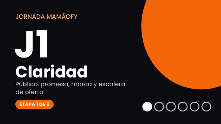J1 · Claridad — Jornada MamãoFy